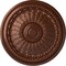 Ekena Millwork Brunswick Ceiling Medallion (Fits Canopies up to 4 1/2"), Hand-Painted Copper Penny, 27"OD x 2 1/2"P CM27BRCPS - alternate 1